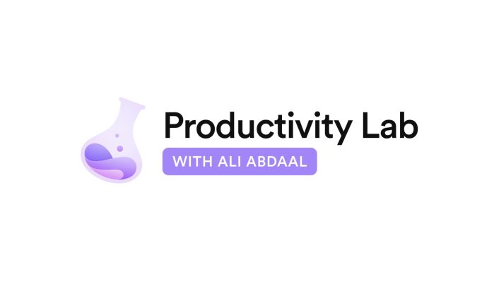 Ali Abdaal – Productivity Lab is availab;e