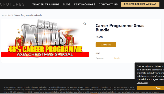 Axia Futures – Axia XMAS Bundle