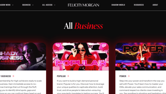 Felicity Morgan – High Level Selling
