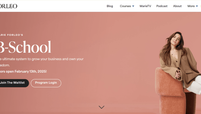 Marie Forleo – B-School (Summer)