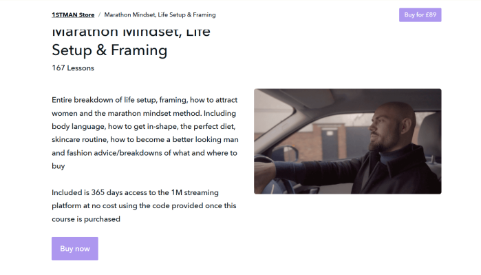The 1STMAN – Marathon Mindset, Life Setup & Framing