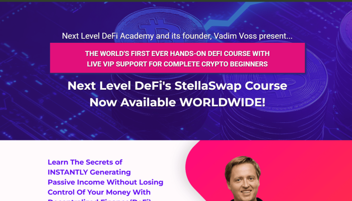 Vadim Voss – Next Level DeFi StellaSwap Course