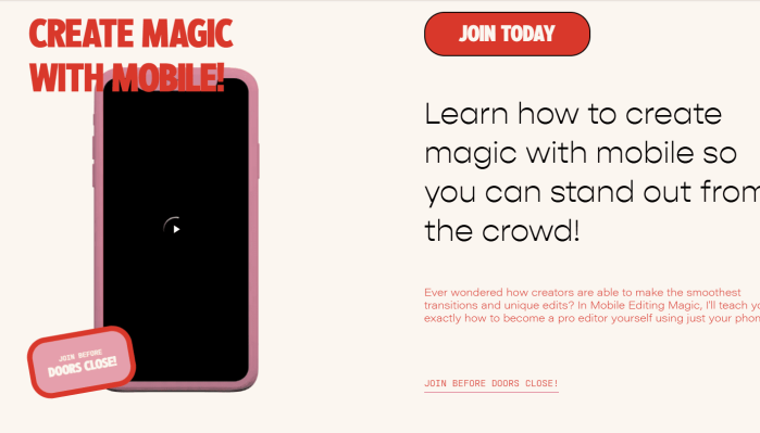 Tina Lee – Mobile Editing Magic