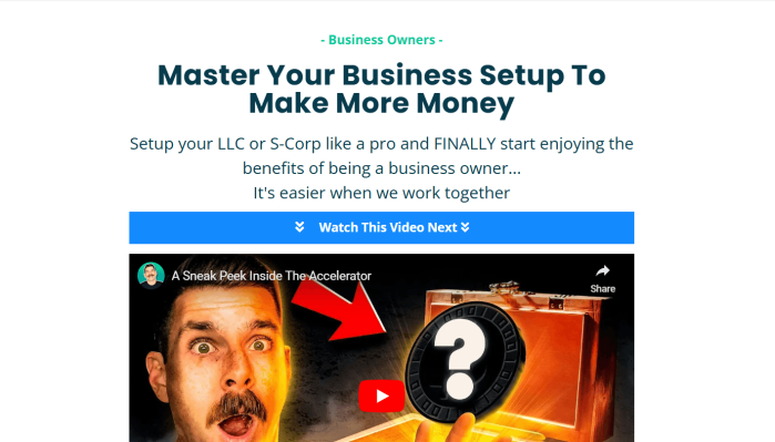Evan Van Auken – Business Setup Accelerator