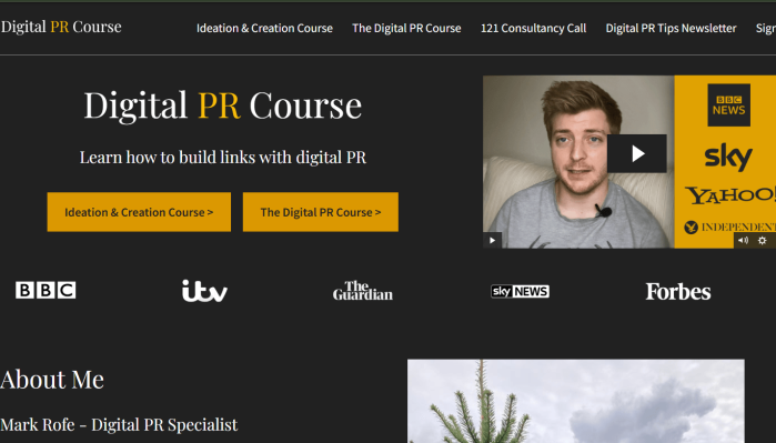 Mark Rofe – The Digital PR Course