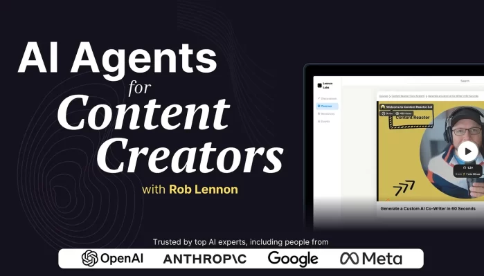 Rob Lennon – AI Agents for Content Creators