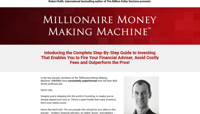 Robert Rolith – Millionaire Money Making Machine