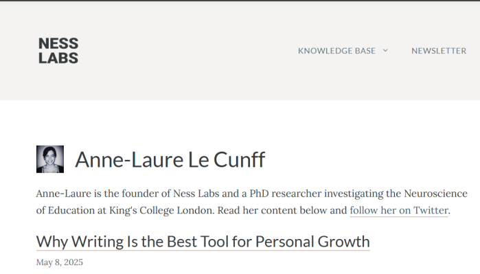 Anne-Laure Le Cunff - The Curiosity Collective