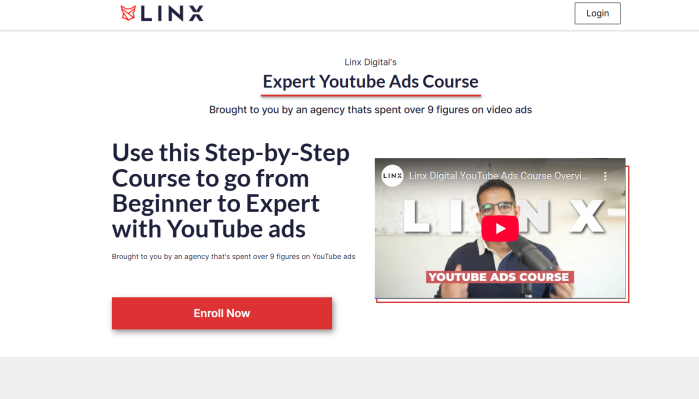 Linx Digital - YouTube Ads Course 2025