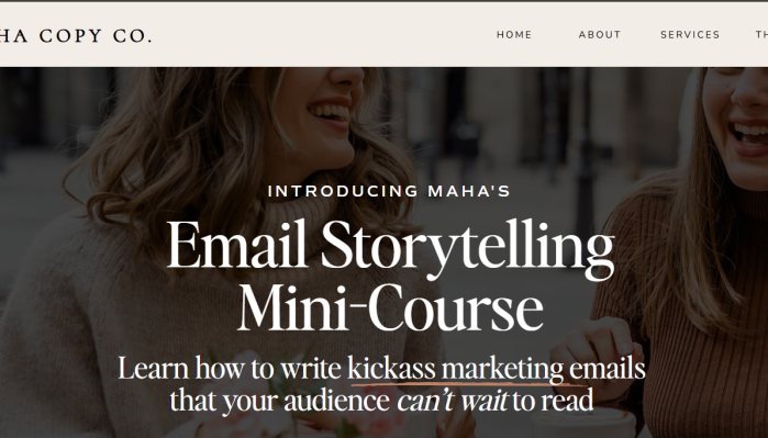 Maha Copy Co. - Email Storytelling Mini-Course
