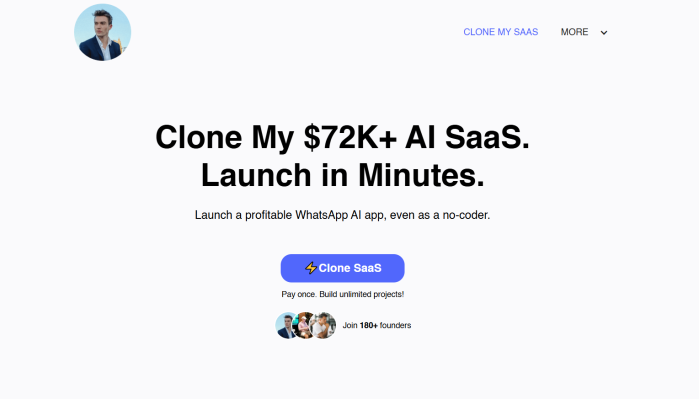 Timo Nikolai – Clone My $72K+ AI SaaS