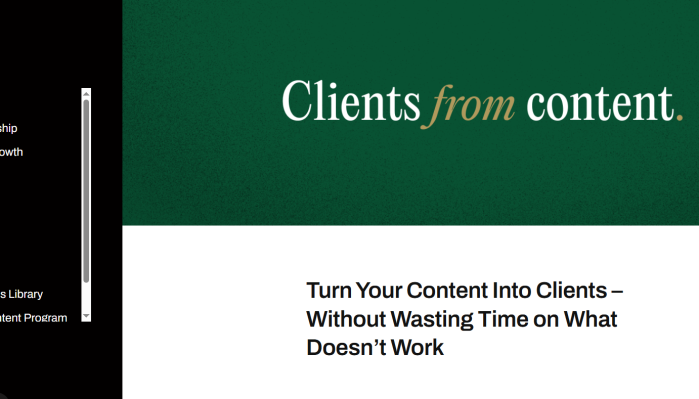 Josh Spector - Turn Your Content Into Clients