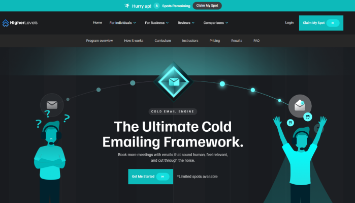 Higher Levels – Cold Email Engine
