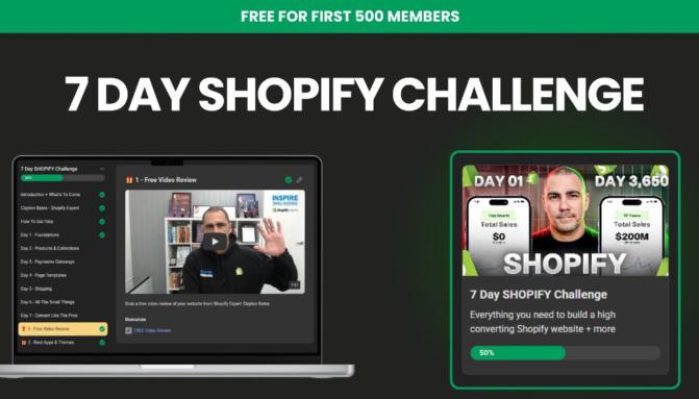 Clayton Bates - 7 Day SHOPIFY Challenge