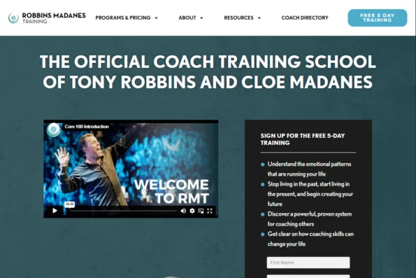 Robbins Madanes Training – Executive Coaching 100