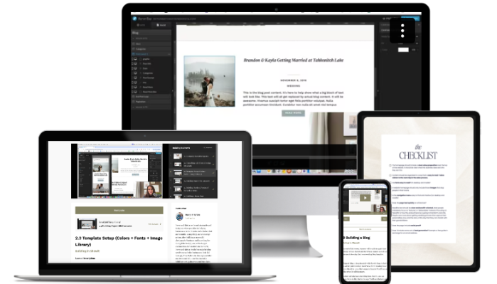 Davey and Krista – Design + Sell Showit Website Templates