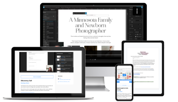 Davey and Krista – Get Paid to Customize Showit Templates