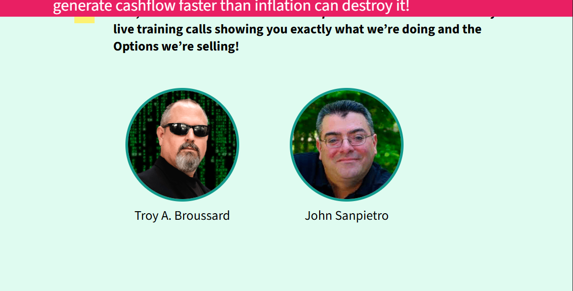 Troy Broussard – Low Stress Options:
