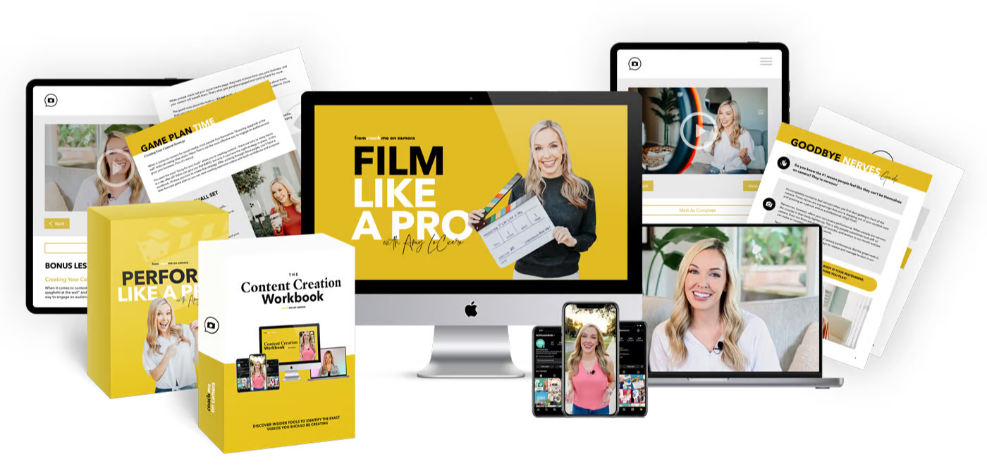 Amy LoCicero – Film Like A Pro + OTO 200 Video Ideas