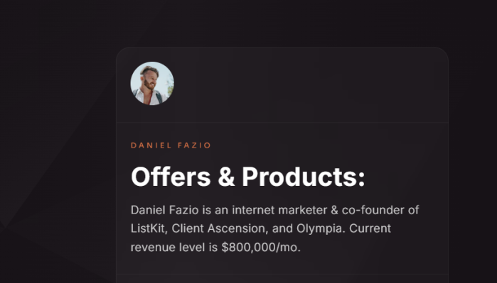 Daniel Fazio (Cold Email Wizard)