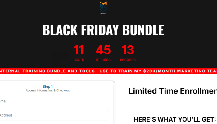Miles Stutz – Black Friday Bundle