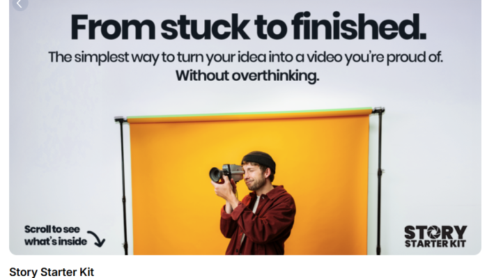 Tim Runia – Story Starter Kit