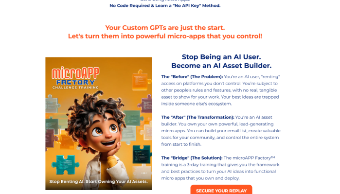 Jonathan Mast - microAPP Factory™ Challenge Training