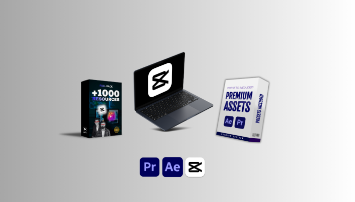 Capcut Mastery Course + Full Pack of Video Editing Assets