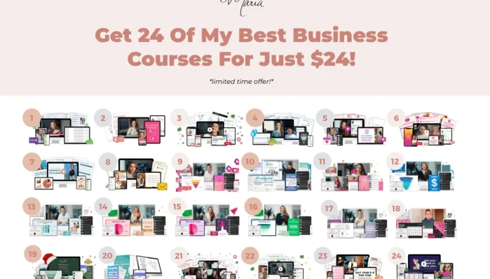 Maria Wendt – 24 Courses + Upsell