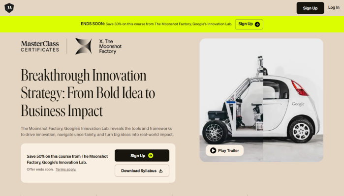 Breakthrough Innovation Strategy: From Bold Idea to Business Impact