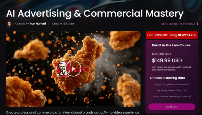 Ran Nuriani – AI Advertising & Commercial Mastery