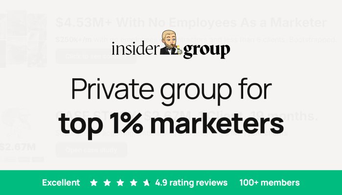 Insider.Group – Get $30k-$150k/m Pay Per Lead Clients Easily Even As A Beginner