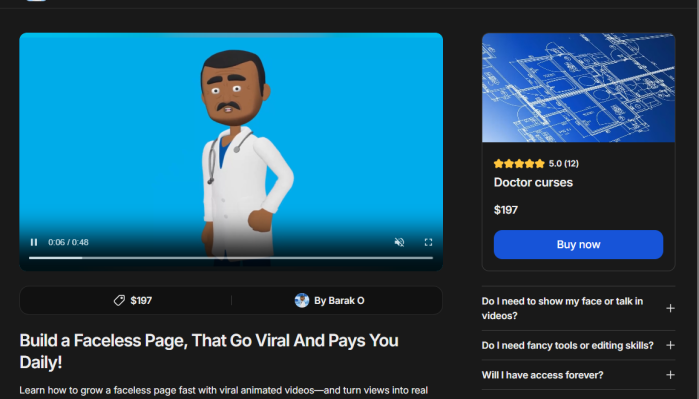 Barak O - Build a Faceless Page That Go Viral And Pays You Daily!