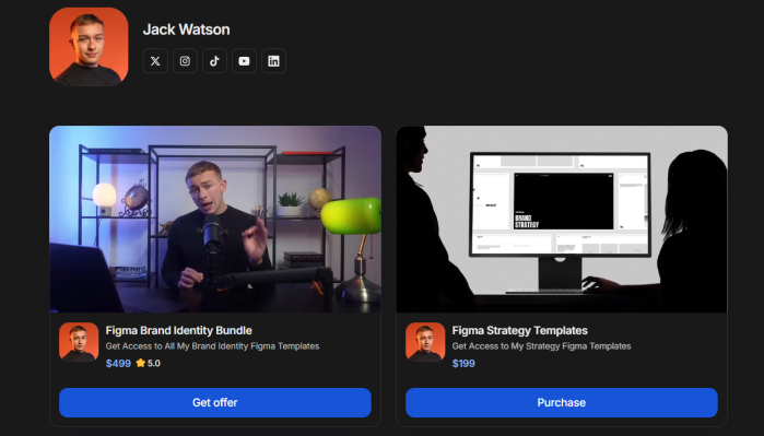 Jack Watson – Get Access to All My Brand Identity Figma Templates