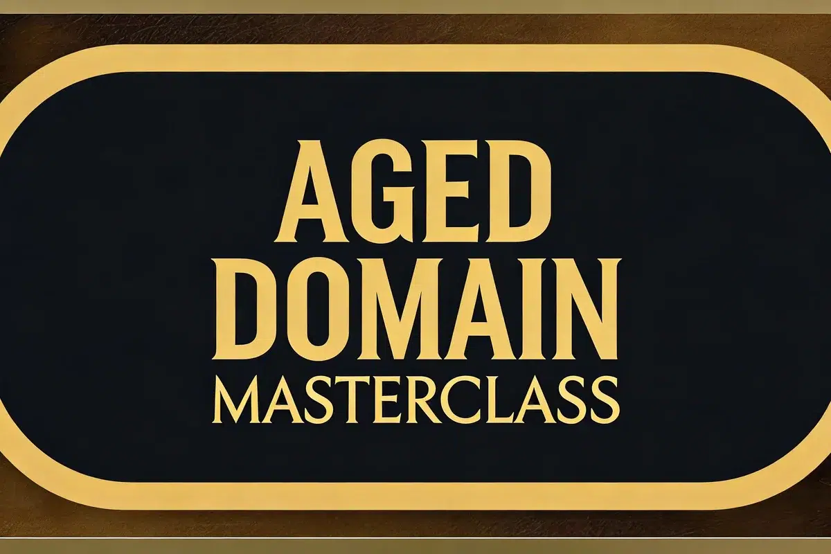 Greg Morrison – Aged Domain Masterclass