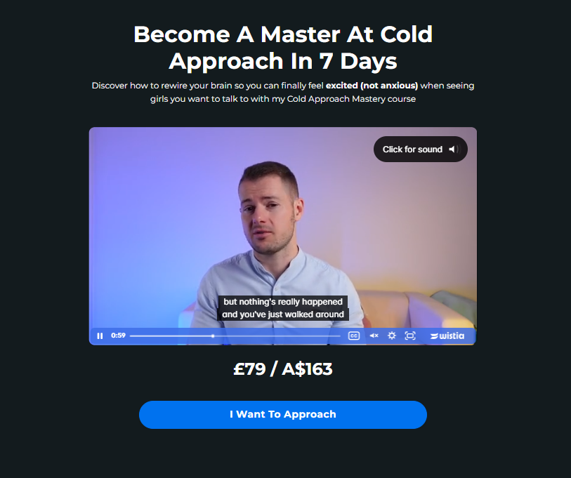 David Thorpe – Cold Approach Mastery