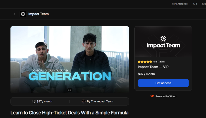 The Impact Team VIP (up to Feb 2026)