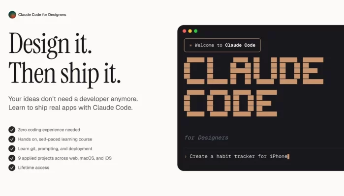 Claude Code for Designers - 2026 Course