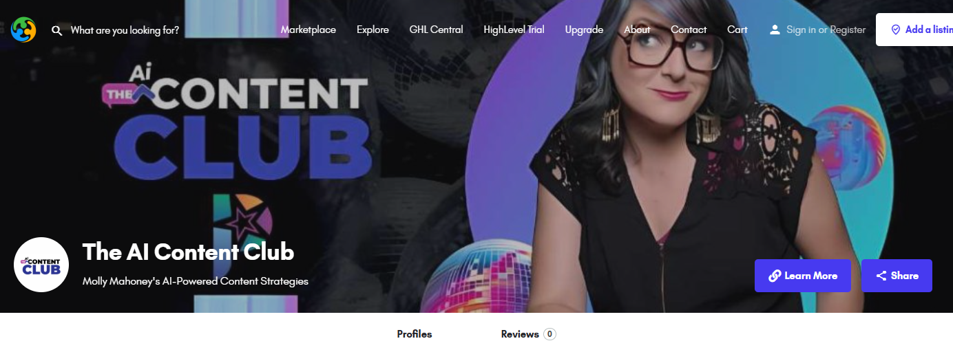 Molly Mahoney – The Ai Content Club
