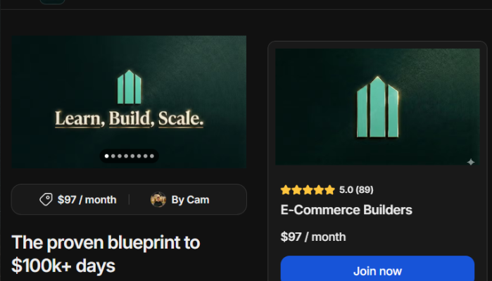 E-COMMERCE BUILDERS - by Cam