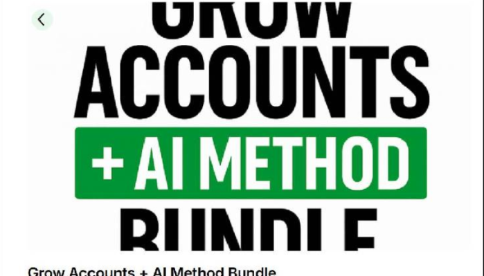 Max’s Shop – Grow Accounts + AI Method Bundle