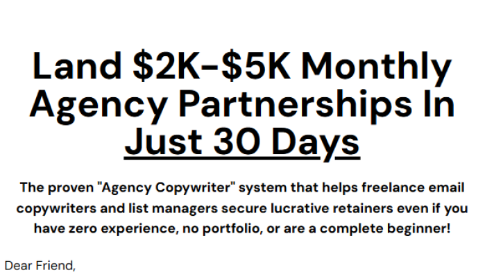 Francis The Nomad – The Agency Copywriter