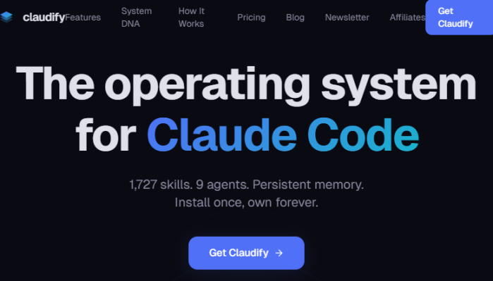Claudify - The operating system for Claude Code