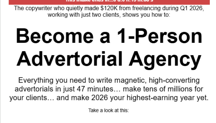 Sam Bradbury-Butler - 1-Person Advertorial Agency 2.0