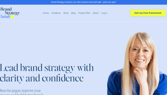 Sarah Robb – Brand Strategy Academy