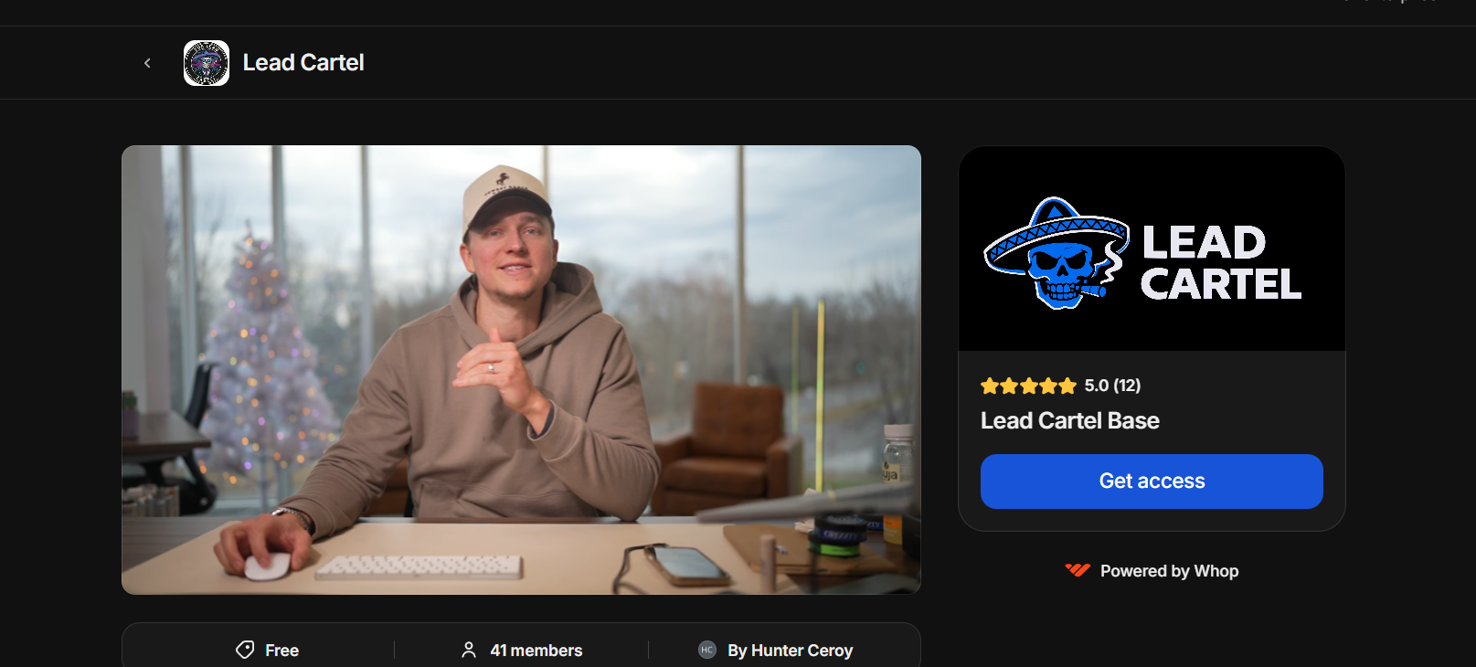 Hunter Ceroy – Lead Cartel Inner Circle (May 2026)