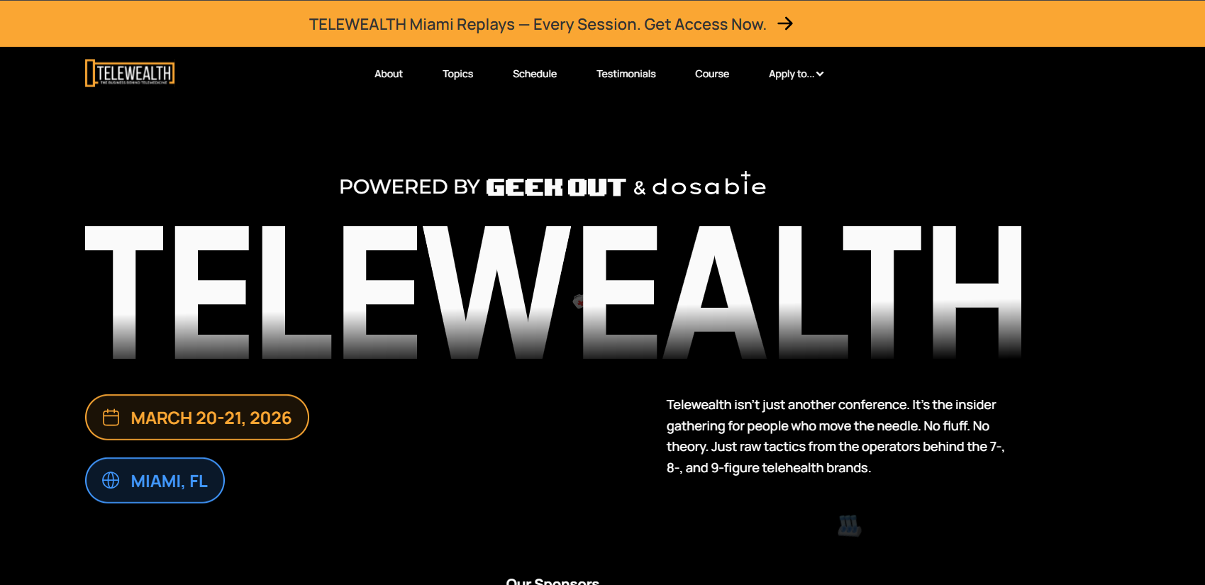 GeekOut – Telewealth Miami 2026