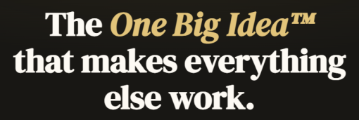 Jon Brosio – One Big Idea Masterclass