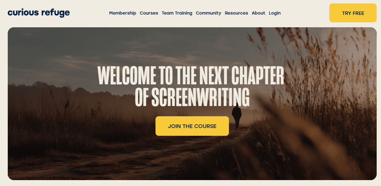 Curios Refuge – AI Screenwriting