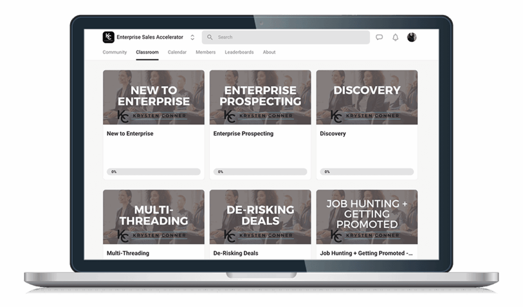 Krysten Conner – Enterprise Sales Accelerator